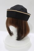 画像1: Amavel / キョンシーチャイナハット  ブラック H-26-04-08-071-CA-AC-NS-ZH (1)