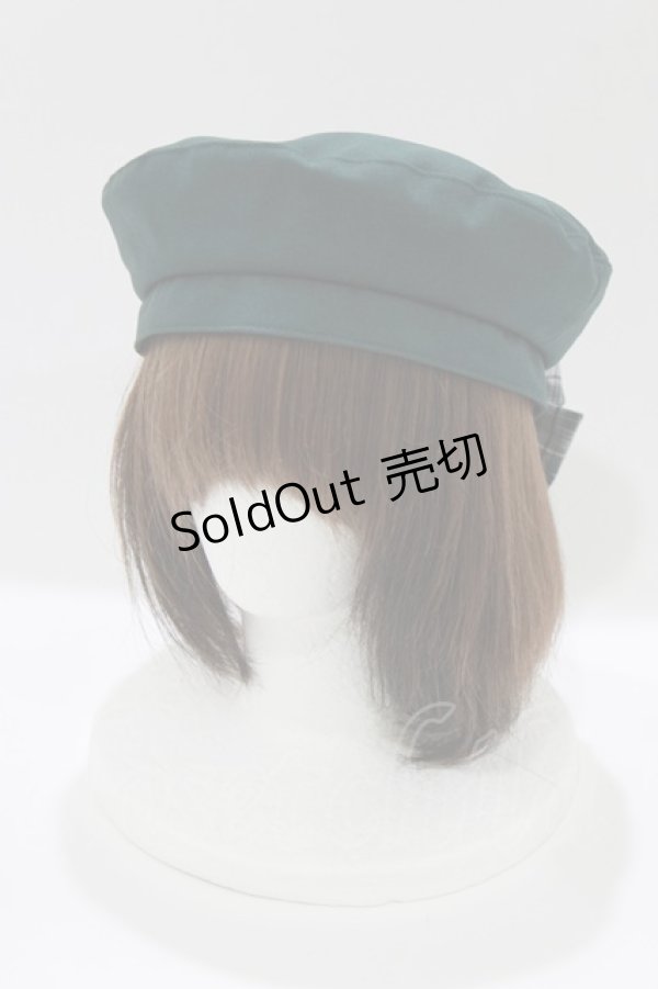 画像1: Amavel / Wanderlands Emblemベレー帽  グリーン H-26-04-08-073-CA-AC-NS-ZH (1)