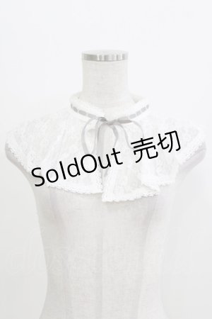 画像: Fi.n.t / はしごリボンレースつけ襟  OFFWHITE H-26-04-08-076-CA-ZA-NS-ZH