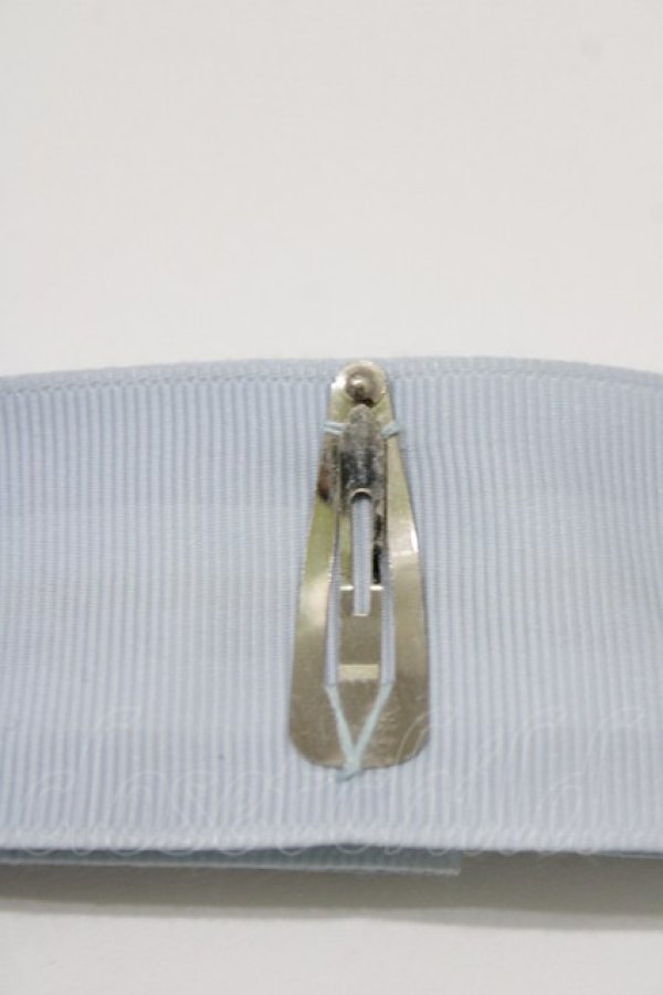 画像4: Amavel / ぱっちんリボンカチューシャ  サックス H-26-04-08-083-CA-AC-NS-ZH (4)