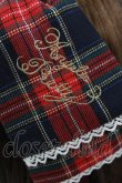 画像2: Angelic Pretty / Fancyタータンチェックカチューシャ  ネイビー H-26-04-08-084-AP-AC-NS-ZH (2)