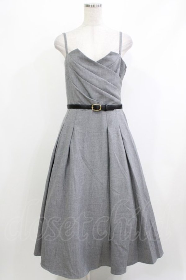 画像1: an another angelus / カシュクールタックキャミワンピース Free GRAY H-26-04-08-011-CA-OP-NS-ZH (1)