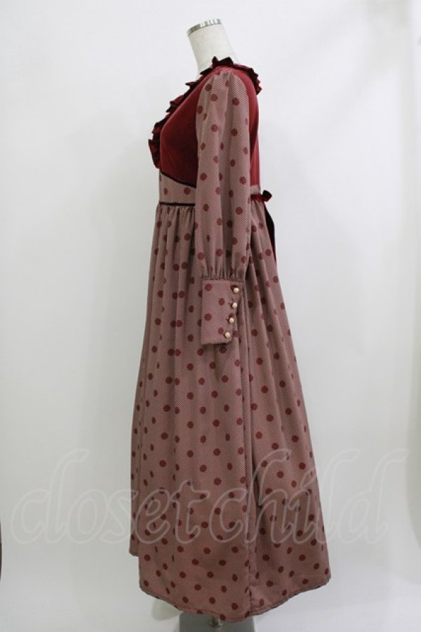 画像2: SERAPHIM / 星空のワンピース Free ボルドー H-26-04-08-015-LO-OP-NS-ZH (2)