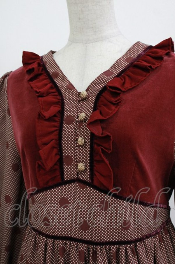 画像4: SERAPHIM / 星空のワンピース Free ボルドー H-26-04-08-015-LO-OP-NS-ZH (4)