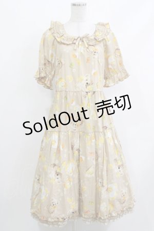 画像: PINK HOUSE / ハニーレモンテディプリントミディワンピース Free ミルクティー H-26-04-08-017-LO-OP-NS-ZH