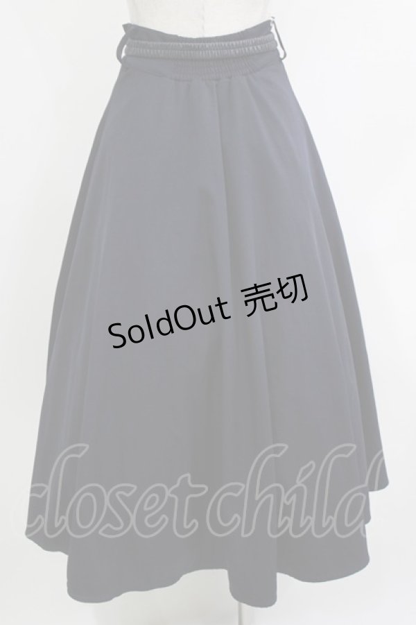 画像3: an another angelus / ローズ金具ベルト付きフレアースカート Free NAVY H-26-04-08-021-CA-SK-NS-ZH (3)