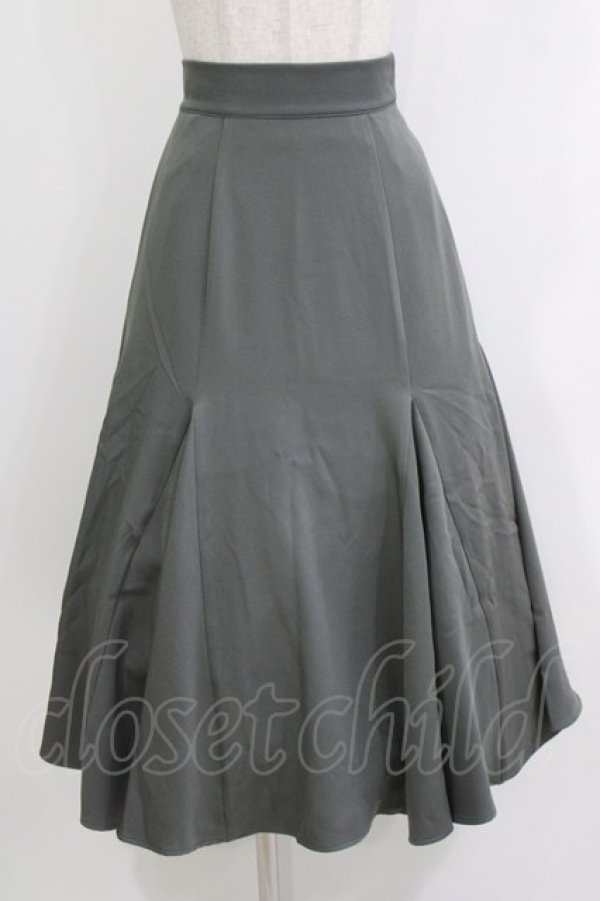 画像1: an another angelus / バックレースアップトライアングルフレアースカート Free GREEN H-26-04-08-022-CA-SK-NS-ZH (1)