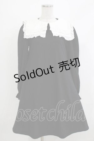 画像: Ank Rouge / スクエアセーラーカットワンピース M ブラック H-26-04-08-025-CA-OP-NS-ZH