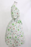 画像2: MILK / リーフドレス  モスグリーンガーデン H-26-04-09-004-ML-OP-KB-ZH (2)