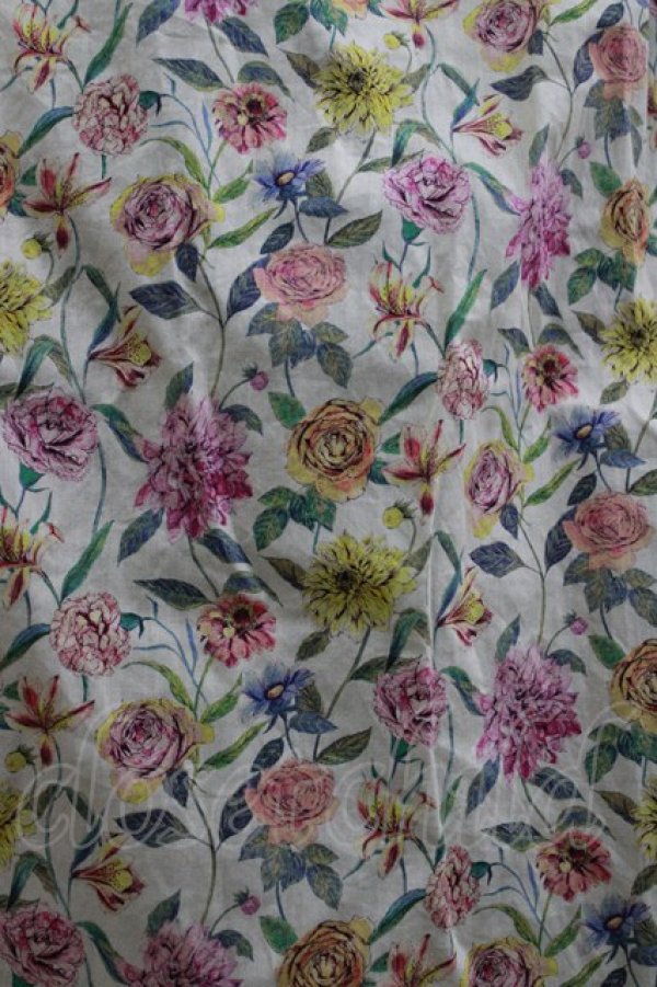 画像6: Jane Marple Dans Le Salon / Raining Rosebuds Gouacheレイヤードワンピース  アイボリー H-26-04-09-005-JM-OP-KB-ZH (6)