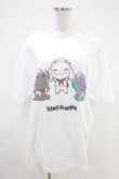 画像1: NieR Clothing / プリント半袖CUTSEW XL 白 H-26-04-09-1001-PU-TO-AK-ZH (1)