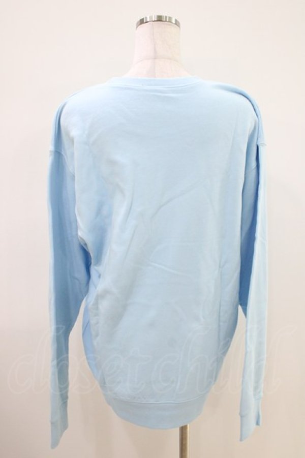 画像2: NieR Clothing / プリントSWEAT  XL サックス H-26-04-09-1004-PU-TO-AK-ZH (2)