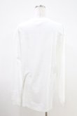 画像2: NieR Clothing / プリントLONG CUTSEW L 白 H-26-04-09-1010-PU-TO-AK-ZH (2)
