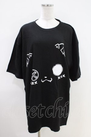画像: NieR Clothing / プリント半袖CUTSEW XL 黒 H-26-04-09-1013-PU-TO-AK-ZH