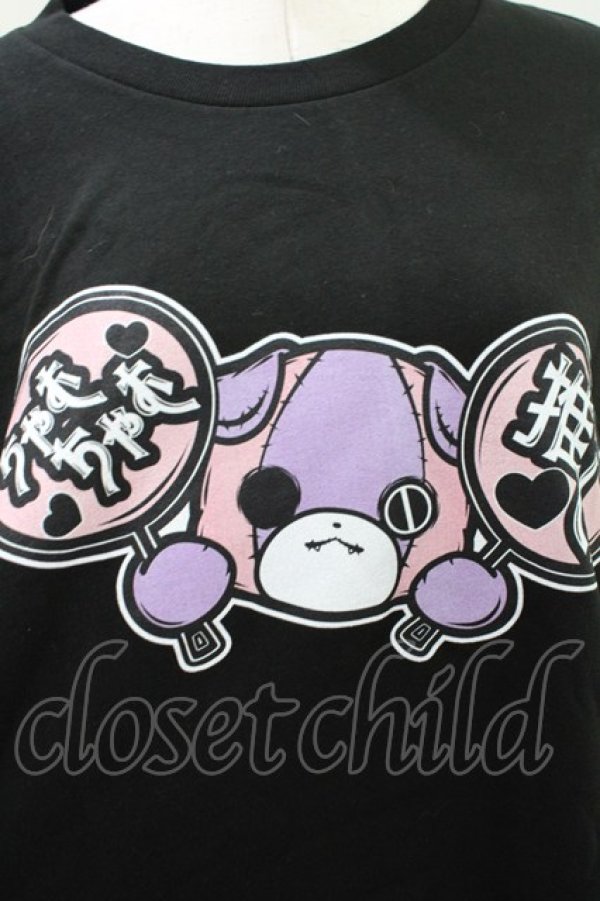 画像3: NieR Clothing / プリント半袖CUTSEW XL 黒 H-26-04-09-1019-PU-TO-AK-ZH (3)