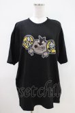 画像1: NieR Clothing / プリント半袖CUTSEW XL 黒 H-26-04-09-1020-PU-TO-AK-ZH (1)