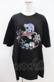 画像1: NieR Clothing / プリント半袖CUTSEW XL 黒 H-26-04-09-1021-PU-TO-AK-ZH (1)