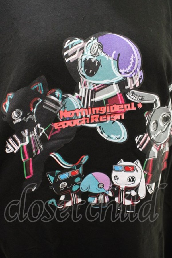 画像3: NieR Clothing / プリント半袖CUTSEW XL 黒 H-26-04-09-1021-PU-TO-AK-ZH (3)