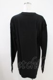 画像2: NieR Clothing / プリントLONG CUTSEW XL 黒 H-26-04-09-1022-PU-TO-AK-ZH (2)