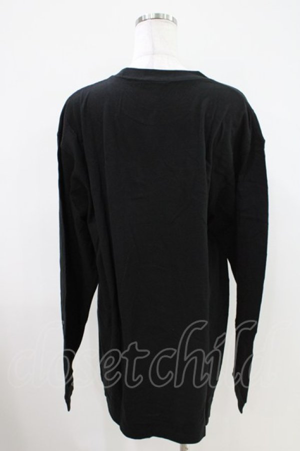 画像2: NieR Clothing / プリントLONG CUTSEW XL 黒 H-26-04-09-1022-PU-TO-AK-ZH (2)