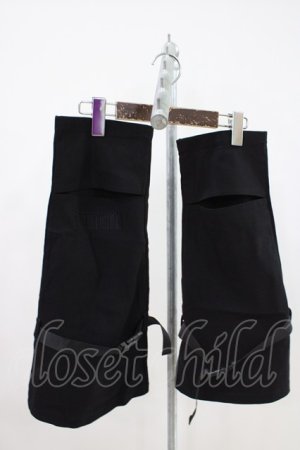 画像: NieR Clothing / レッグカバー  黒 H-26-04-09-1027-PU-ZA-AK-ZH