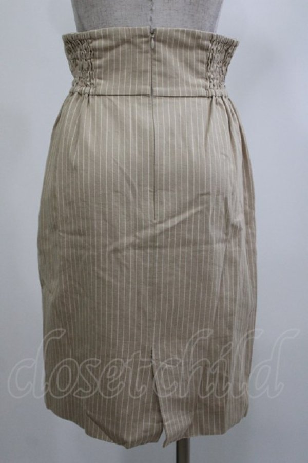 画像3: MILK / スザンナスカート  ミルクティーストライプ H-26-04-09-009-ML-SK-KB-ZH (3)