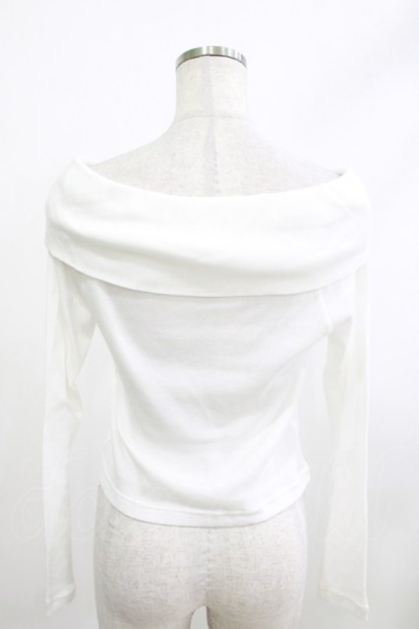 画像2: MILK / Film star tops  オフ×ブラック H-26-04-09-010-ML-TO-KB-ZH (2)