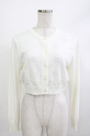 画像: MILK / Loveカーデ  オフ×ホワイトマーブル H-26-04-09-016-ML-TO-KB-ZH