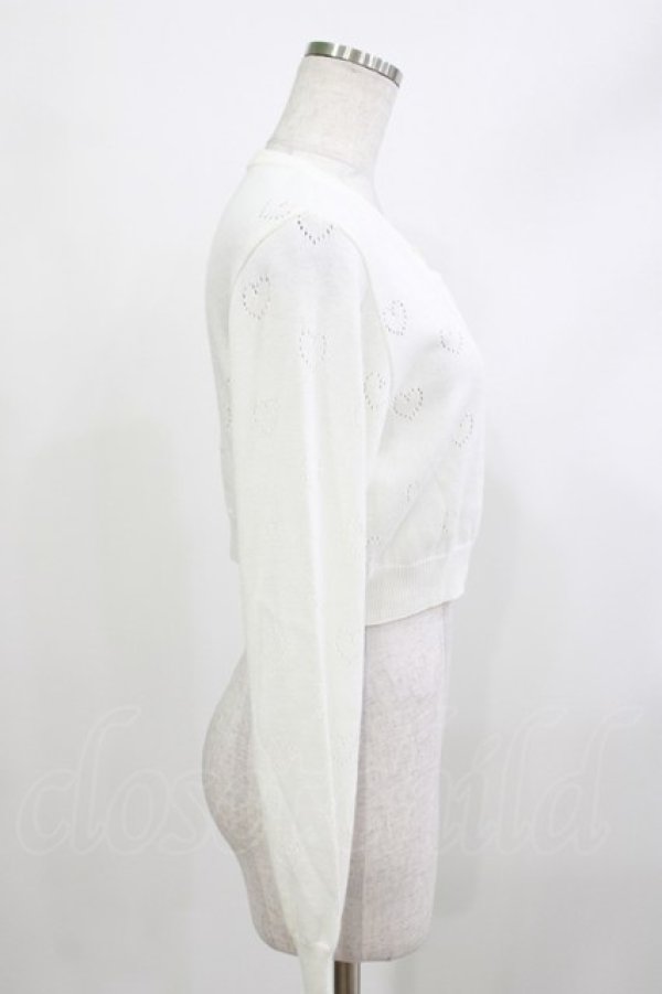 画像2: MILK / Loveカーデ  オフ×ホワイトマーブル H-26-04-09-016-ML-TO-KB-ZH (2)