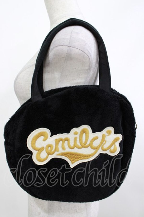 画像1: Emily Temple cute / Emily'sファーバッグ  ブラック H-26-04-09-017-ET-BG-KB-ZH (1)