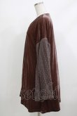 画像2: merry jenny / ドットチュールベロアワンピース  ブラウン H-26-04-10-025-LO-OP-KB-ZH (2)