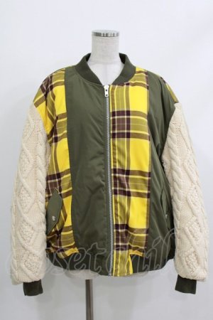 画像: Candy Stripper / CND JUMBLE MA-1  カーキ H-26-04-10-026-PU-JA-KB-ZH