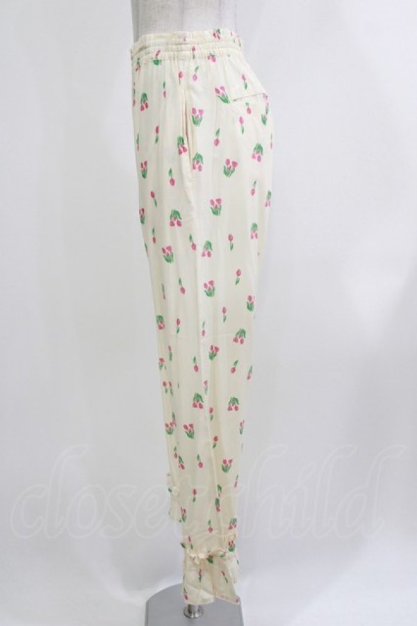 画像2: Candy Stripper / CHULIP FRILL HEM PANTS  アイボリー H-26-04-10-031-PU-PA-KB-ZH (2)
