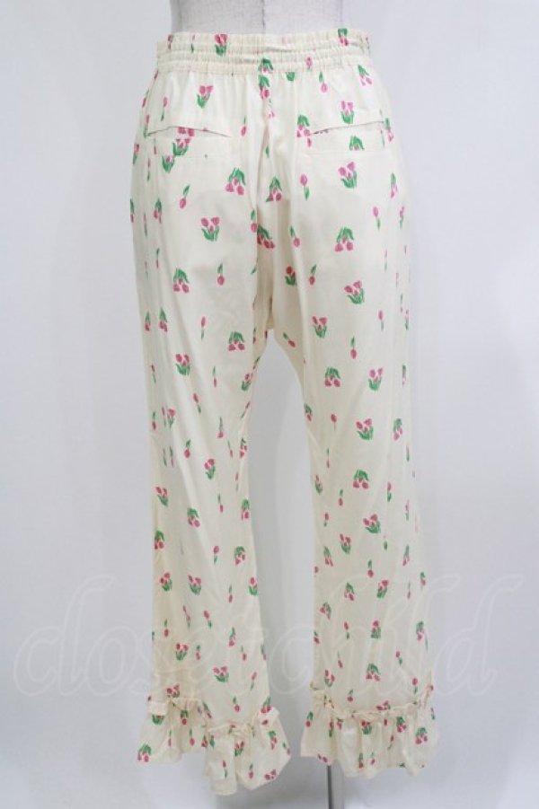 画像3: Candy Stripper / CHULIP FRILL HEM PANTS  アイボリー H-26-04-10-031-PU-PA-KB-ZH (3)