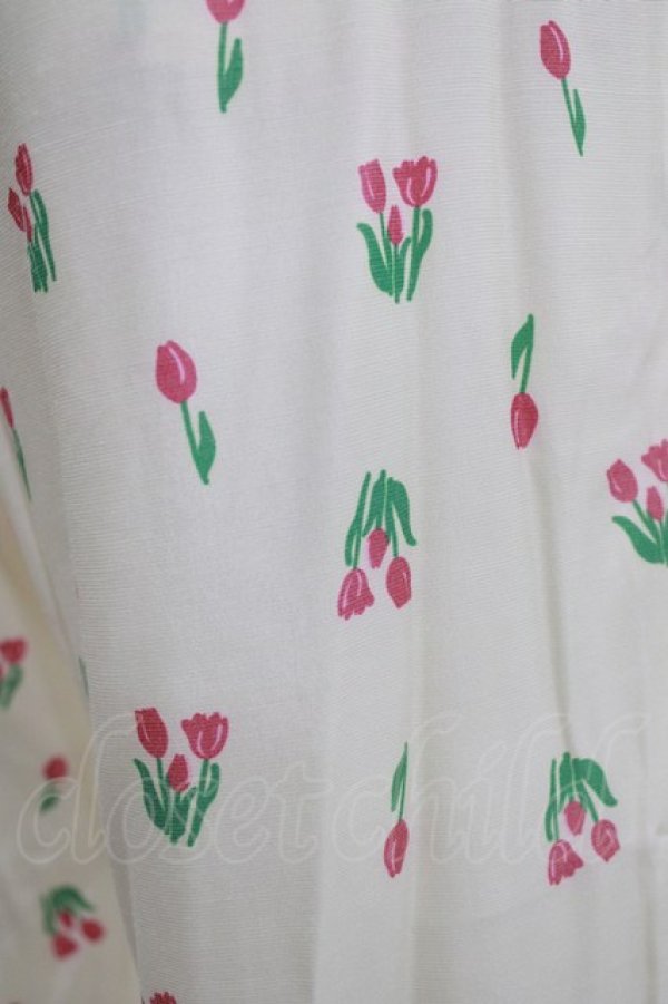 画像4: Candy Stripper / CHULIP FRILL HEM PANTS  アイボリー H-26-04-10-031-PU-PA-KB-ZH (4)