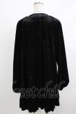 画像3: merry jenny / ベロアロングカーディガン  ブラック H-26-04-10-033-LO-TO-KB-ZH (3)