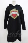 画像1: MILK / Sweet Heartフーデットワンピース  ブラック H-26-04-10-034-ML-OP-KB-ZH (1)