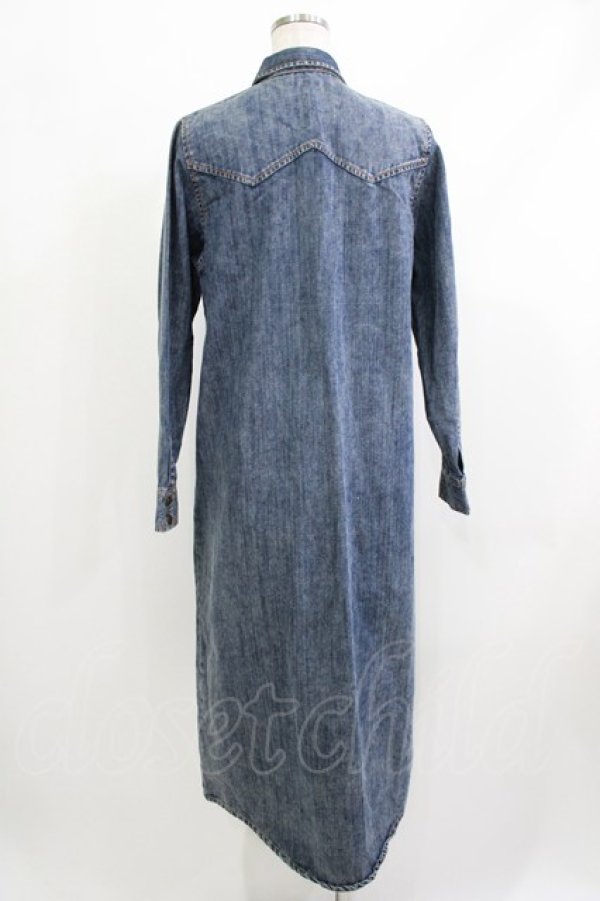 画像3: Candy Stripper / STUDS DENIM ONE-PIECE  ブルー H-26-04-10-036-PU-OP-KB-ZH (3)