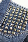 画像4: Candy Stripper / STUDS DENIM ONE-PIECE  ブルー H-26-04-10-036-PU-OP-KB-ZH (4)