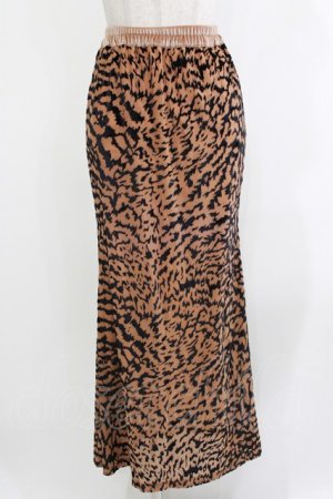 画像: merry jenny / オパールベロアフレアスカート  ブラウン H-26-04-10-038-LO-SK-KB-ZH