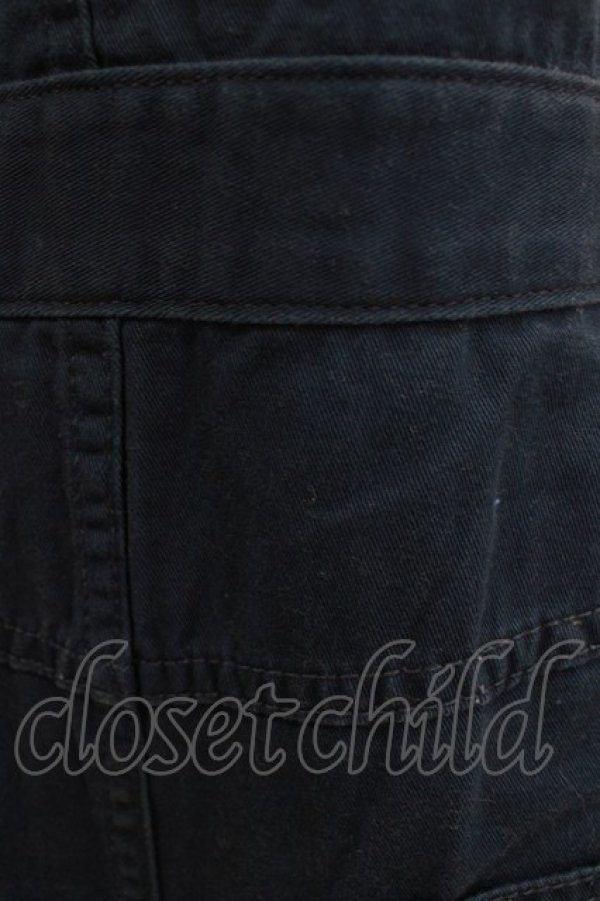 画像4: Candy Stripper / LINEDジャンパースカート  ブルー H-26-04-10-040-PU-OP-KB-ZH (4)