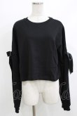 画像1: KILL STAR / Ray Crop Sweater XXL ブラック H-26-04-10-045-SL-TO-KB-ZH (1)