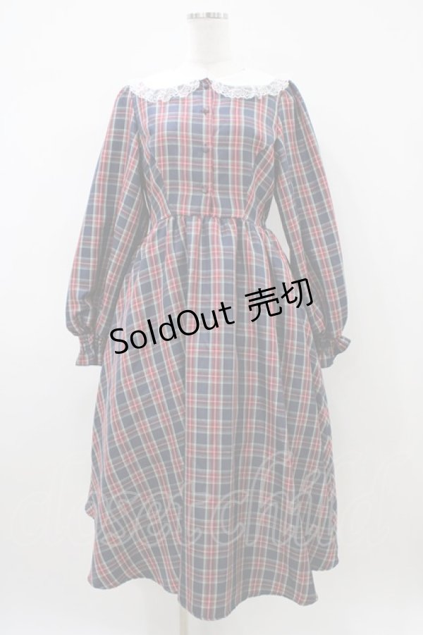 画像1: m petit by misako / サンリオキャラクターズコラボ ハローキティ ワンピース M ネイビー H-26-04-10-1031-LO-OP-NS-ZH (1)