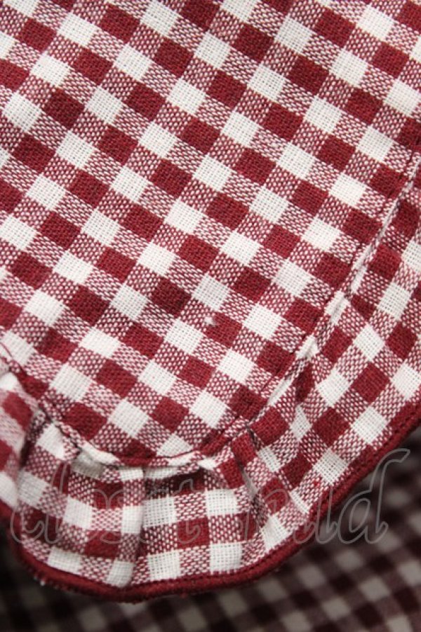 画像3: m petit by misako / AM*ギンガムCHKワンピース M レッド H-26-04-10-1033-LO-OP-NS-ZH (3)
