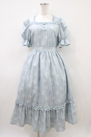 画像: m petit by misako / AOKハナガラスクエアワンピース S サックス H-26-04-10-1034-LO-OP-NS-ZH