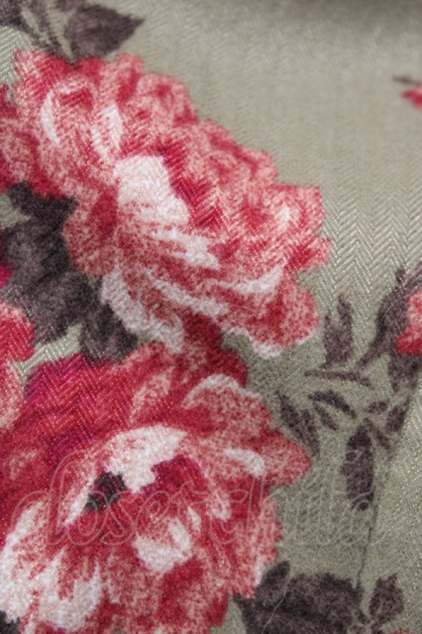 画像4: axes femme / 花柄ワンピース M ベージュ H-26-04-10-1040-AX-BL-NS-ZH (4)