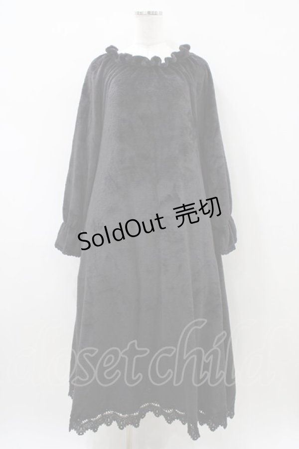 画像1: Favorite / 着る毛布ルームウェア Free ブラック H-26-04-10-1042-LO-OP-NS-ZH (1)