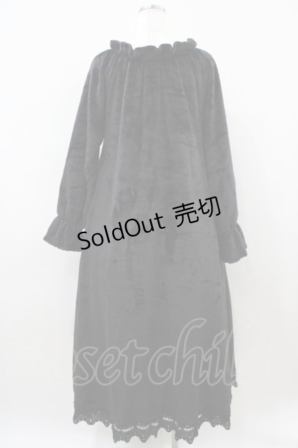 画像2: Favorite / 着る毛布ルームウェア Free ブラック H-26-04-10-1042-LO-OP-NS-ZH (2)