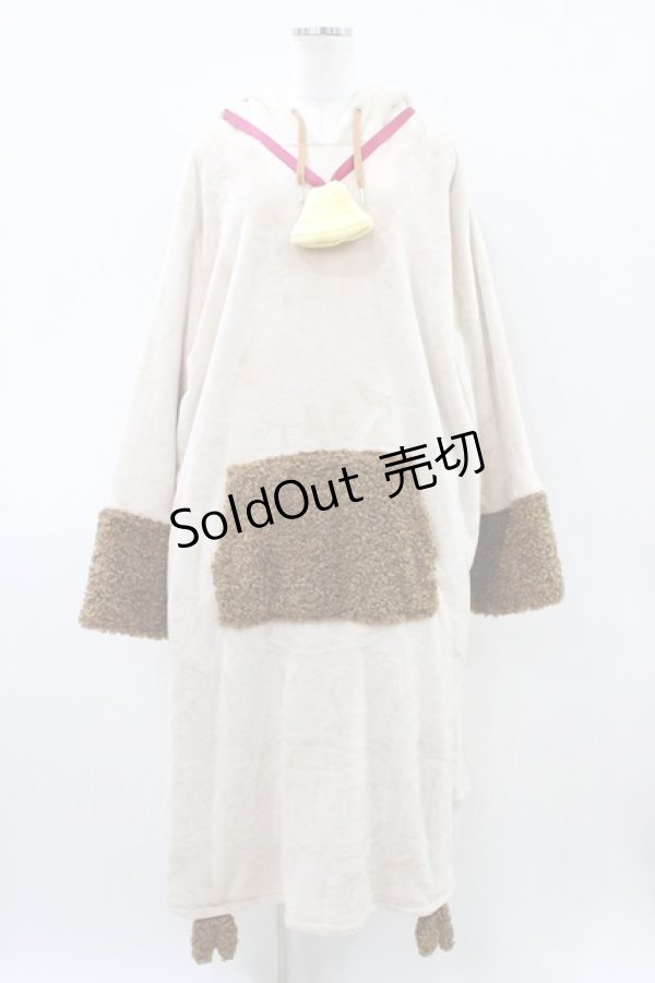 画像1: Favorite / もふもふひつじさんの着る毛布ルームウェア M 夢見る白羊 H-26-04-10-1043-LO-OP-NS-ZH (1)