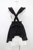 画像2: Secret Honey / バックリボンサスペンダースカート Free ブラック H-26-04-10-1047-CA-SK-NS-ZH (2)